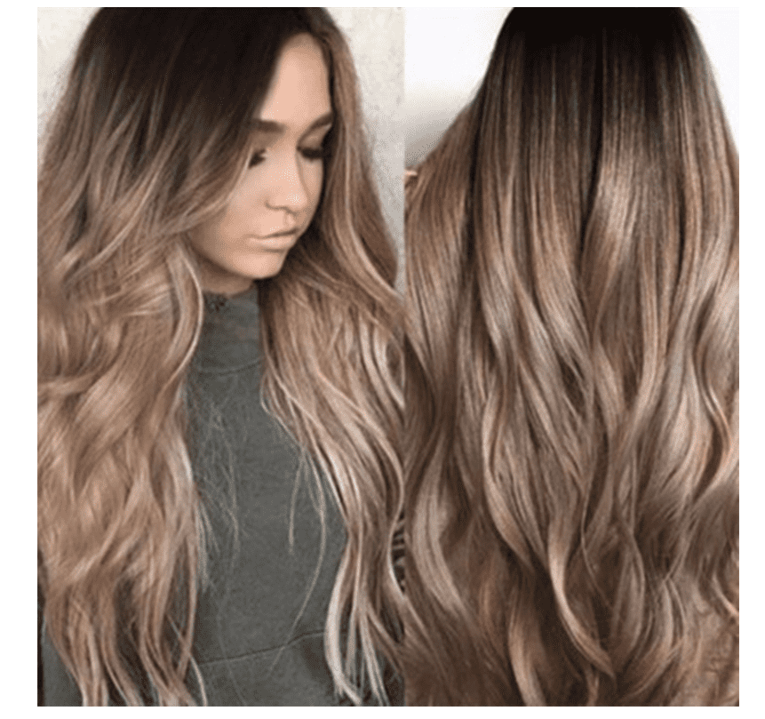 Korean Silk Gradient Long Curly Hair Wig - Image 6
