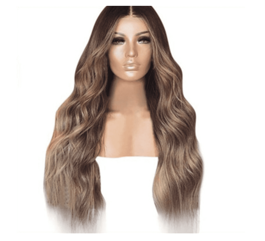 Korean Silk Gradient Long Curly Hair Wig - Image 4