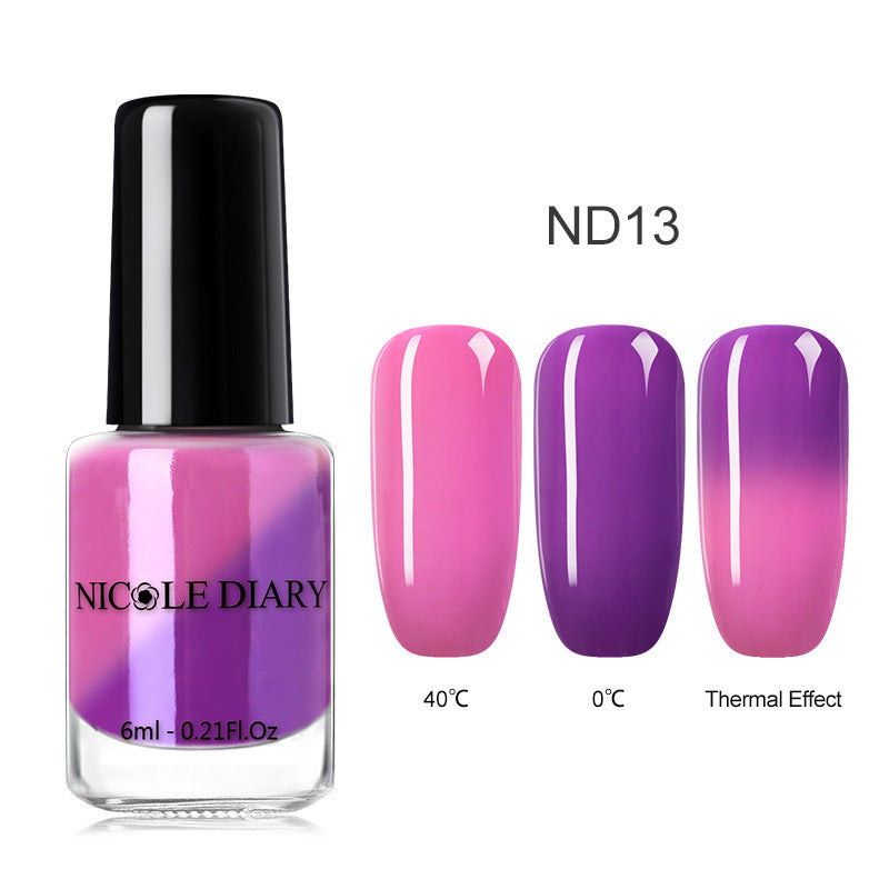 Peelable Glitter Nail Polish Color-changing - Image 8