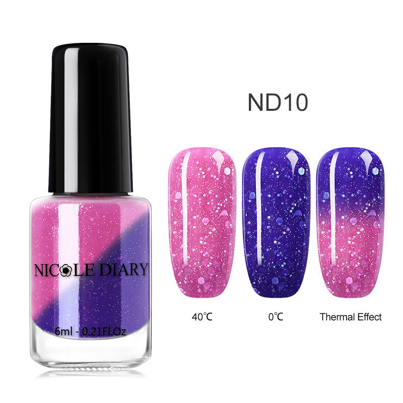 Peelable Glitter Nail Polish Color-changing - Image 18